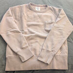 Todd Snyder Midweight Pocket Sweatshirt in British Khaki